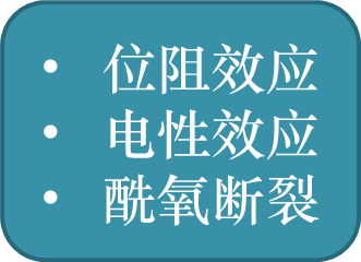 位阻效应
电性效应
酰氧断裂
